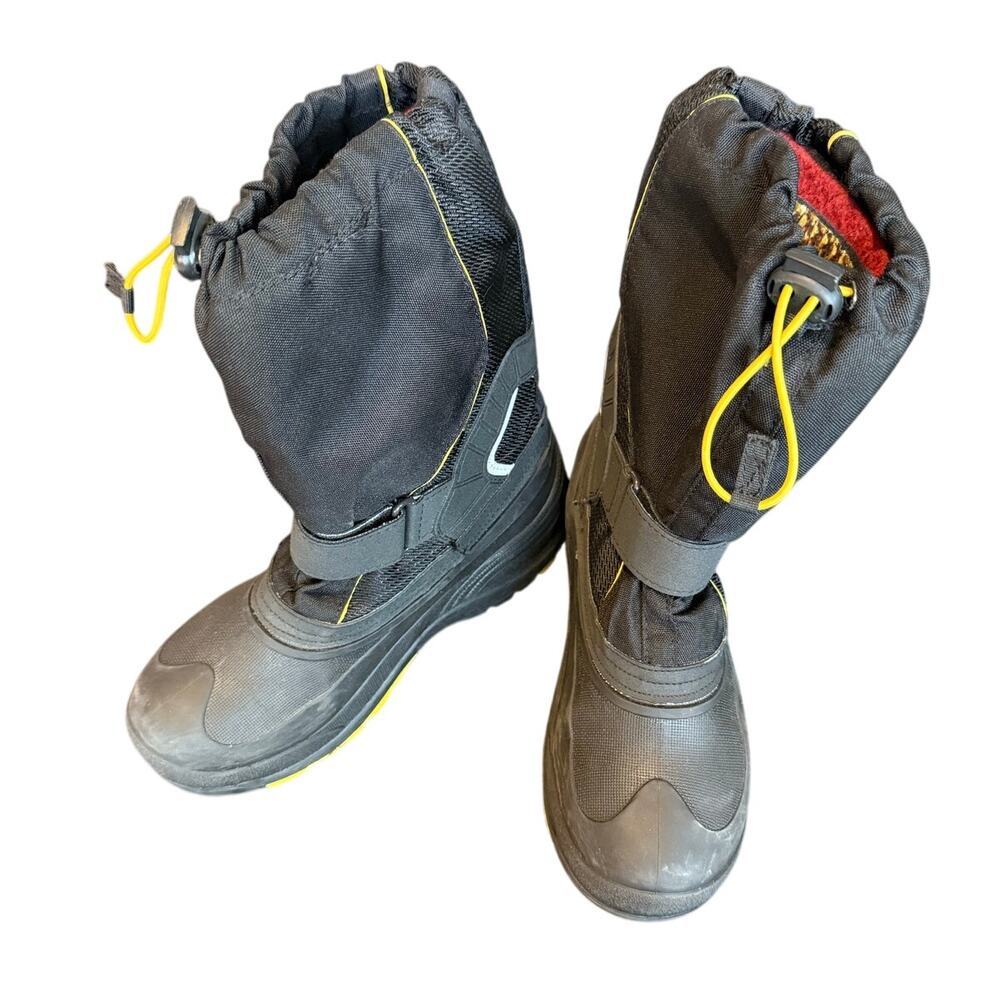 Kamik Unisex kids youth size 6 snow winter boots insulated waterproof Drawstring